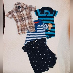 (3) NEWBORN Rompers
